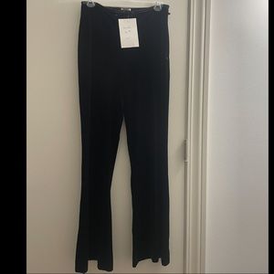 Miu Miu velvet black dress pant